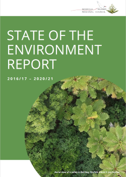 State of Environment report cover